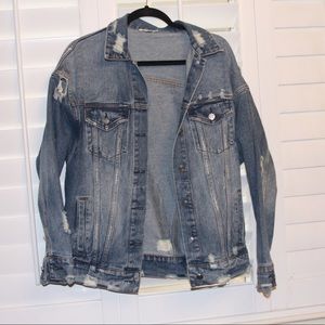 cool stylish jean jacket!(: